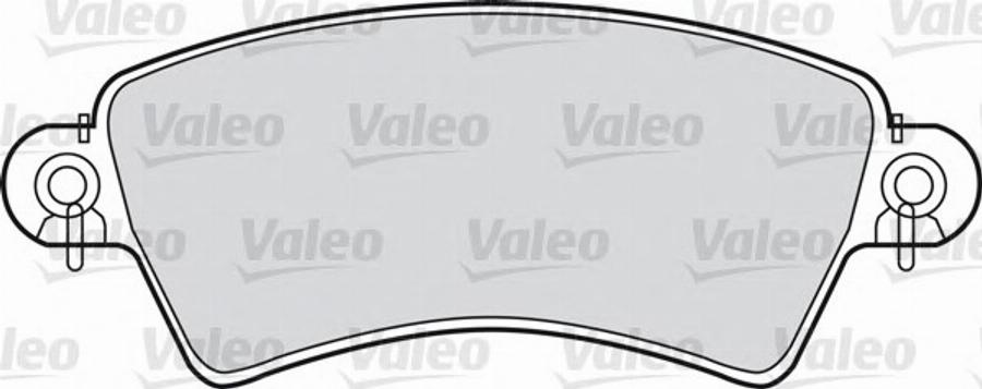 Valeo 540946 - Bremžu uzliku kompl., Disku bremzes www.autospares.lv