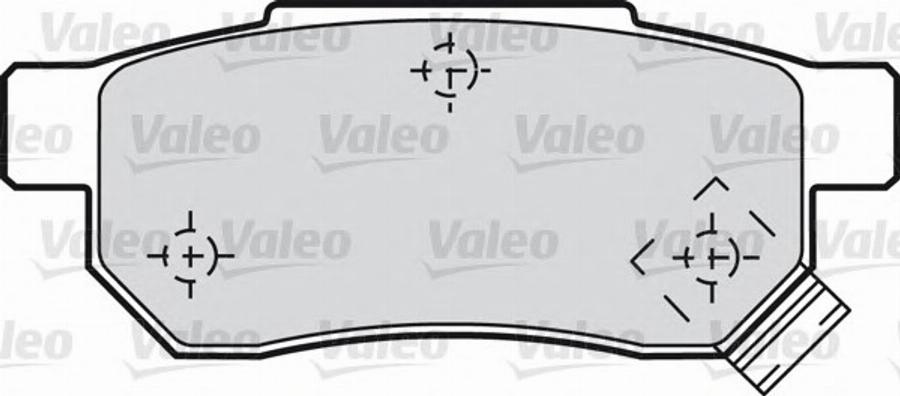 Valeo 540969 - Тормозные колодки, дисковые, комплект www.autospares.lv