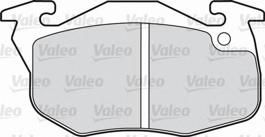 Valeo 540 491 - Brake Pad Set, disc brake www.autospares.lv