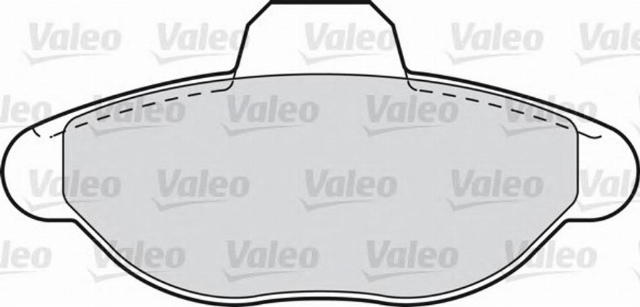 Valeo 540 498 - Brake Pad Set, disc brake www.autospares.lv