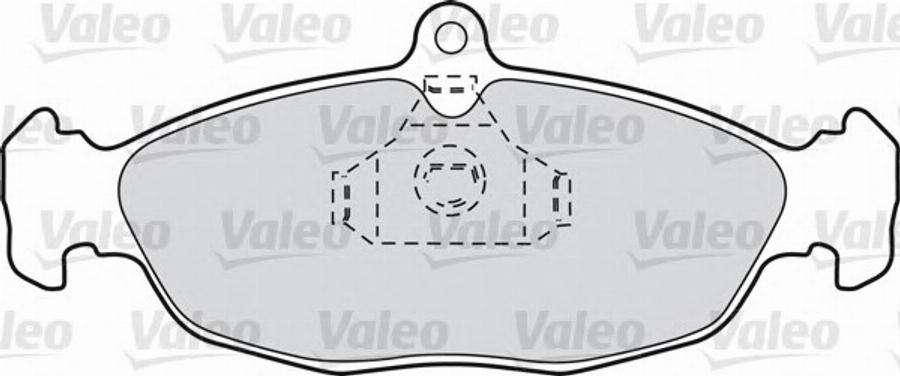 Valeo 540 493 - Тормозные колодки, дисковые, комплект www.autospares.lv