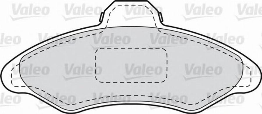 Valeo 540 446 - Тормозные колодки, дисковые, комплект www.autospares.lv