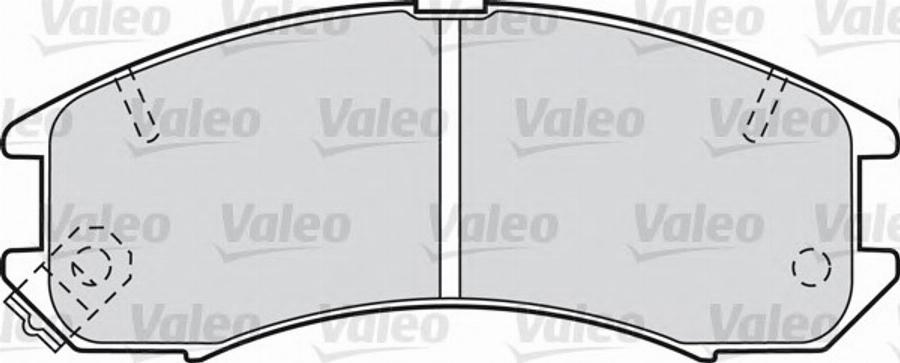 Valeo 540456 - Тормозные колодки, дисковые, комплект www.autospares.lv