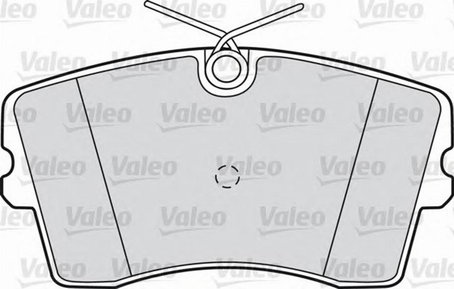 Valeo 540452 - Тормозные колодки, дисковые, комплект www.autospares.lv