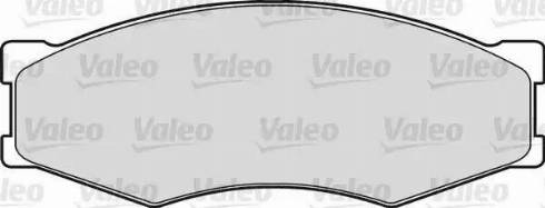 Valeo 540460 - Brake Pad Set, disc brake www.autospares.lv