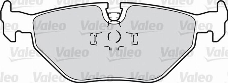 Valeo 540 405 - Brake Pad Set, disc brake www.autospares.lv