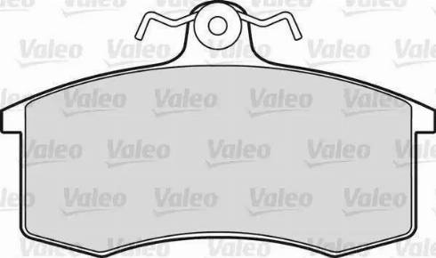 Valeo 598660 - Bremžu uzliku kompl., Disku bremzes www.autospares.lv