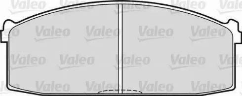 Valeo 540410 - Bremžu uzliku kompl., Disku bremzes www.autospares.lv