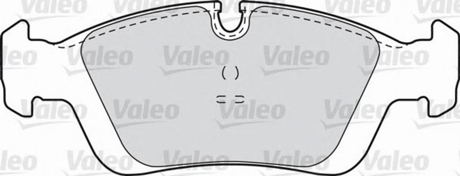 Valeo 540 489 - Тормозные колодки, дисковые, комплект www.autospares.lv