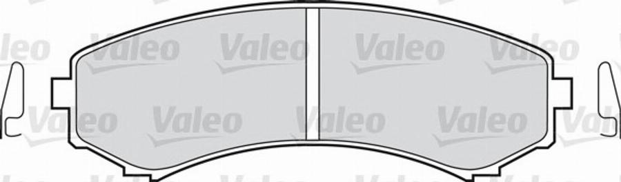 Valeo 540 481 - Bremžu uzliku kompl., Disku bremzes www.autospares.lv