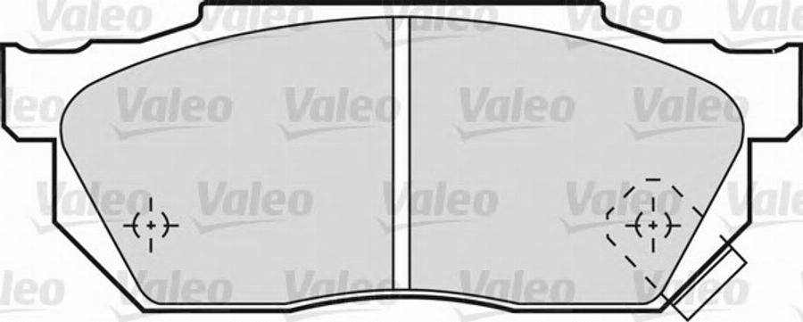 Valeo 540 438 - Тормозные колодки, дисковые, комплект www.autospares.lv