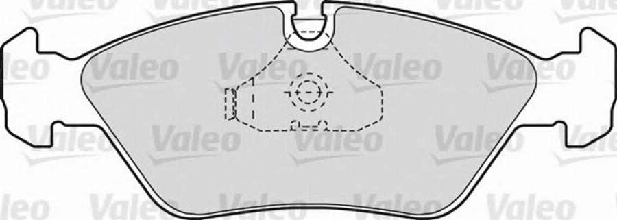 Valeo 540424 - Тормозные колодки, дисковые, комплект www.autospares.lv