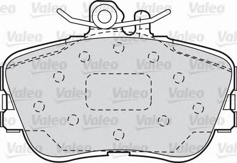 Valeo 540 559 - Bremžu uzliku kompl., Disku bremzes www.autospares.lv