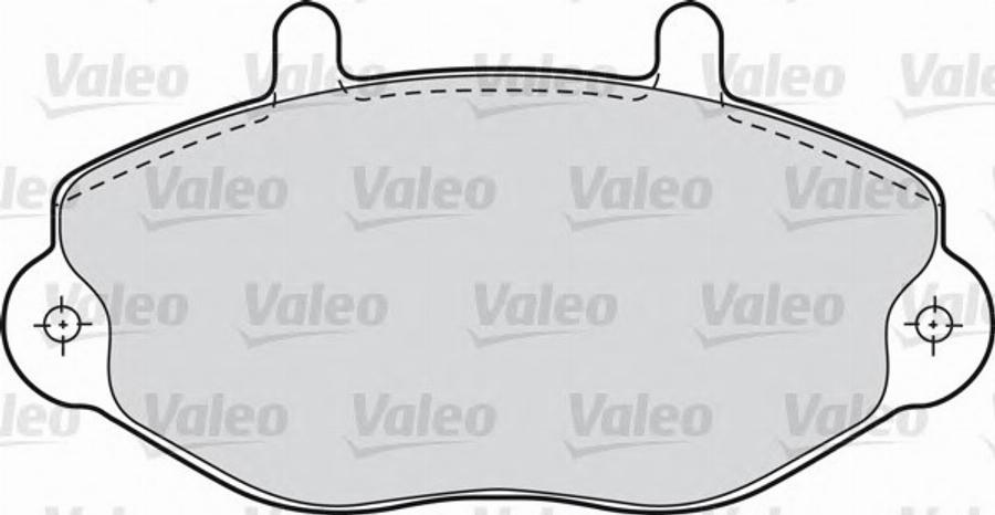 Valeo 540 558 - Bremžu uzliku kompl., Disku bremzes www.autospares.lv