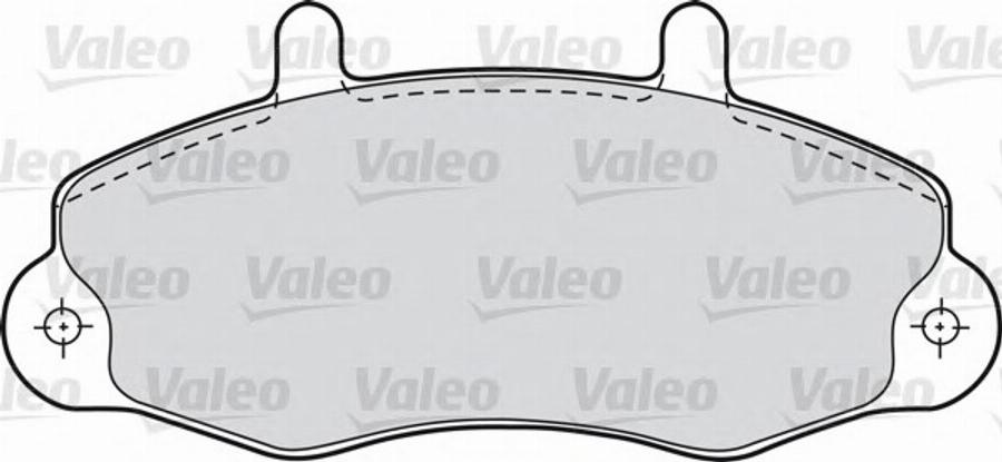 Valeo 540 557 - Bremžu uzliku kompl., Disku bremzes www.autospares.lv