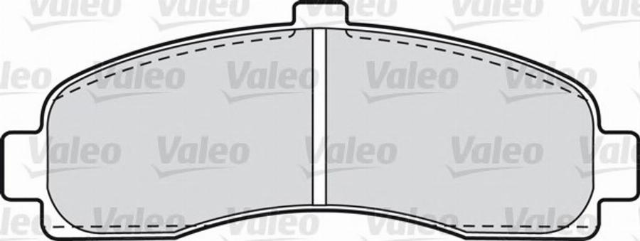 Valeo 540 564 - Bremžu uzliku kompl., Disku bremzes www.autospares.lv