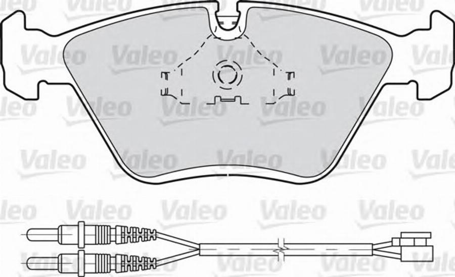 Valeo 540 565 - Bremžu uzliku kompl., Disku bremzes autospares.lv