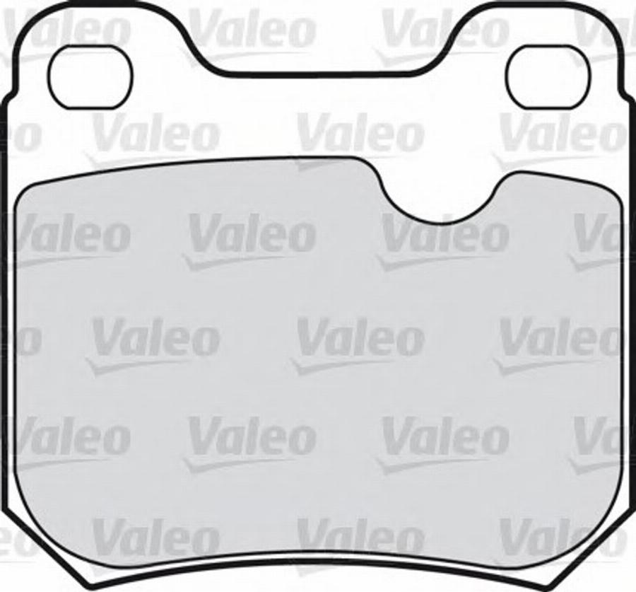 Valeo 540 561 - Тормозные колодки, дисковые, комплект www.autospares.lv