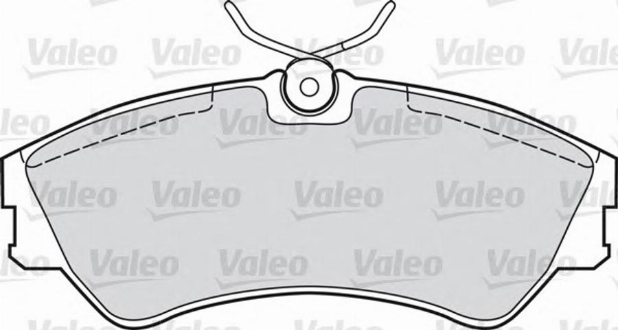 Valeo 540 562 - Тормозные колодки, дисковые, комплект www.autospares.lv