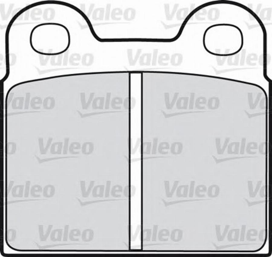 Valeo 540 045 - Тормозные колодки, дисковые, комплект www.autospares.lv