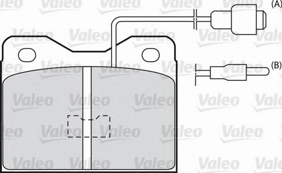 Valeo 540038 - Bremžu uzliku kompl., Disku bremzes autospares.lv