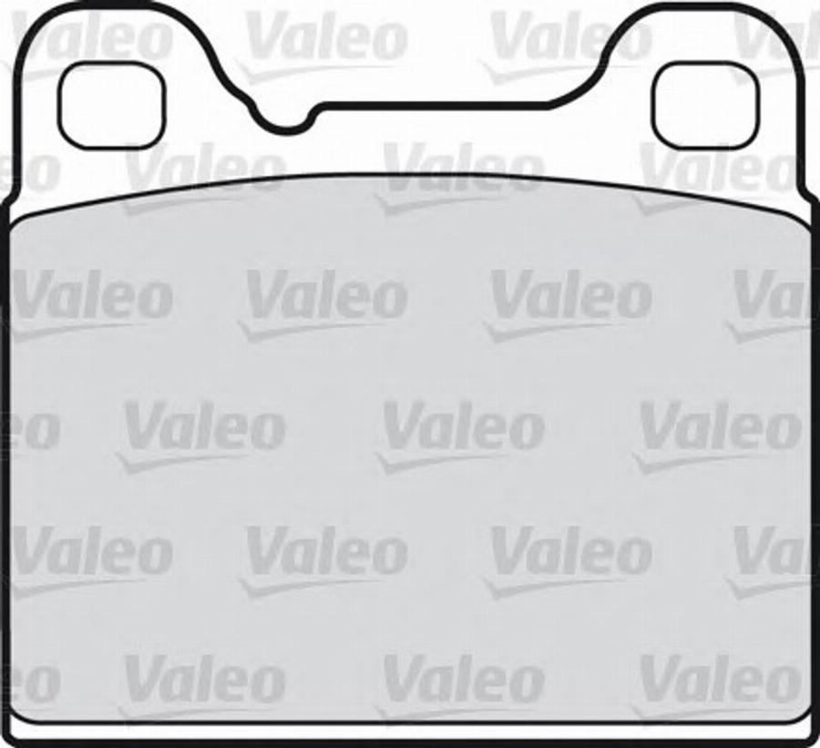 Valeo 540022 - Тормозные колодки, дисковые, комплект www.autospares.lv