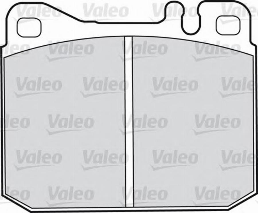 Valeo 540 162 - Bremžu uzliku kompl., Disku bremzes autospares.lv