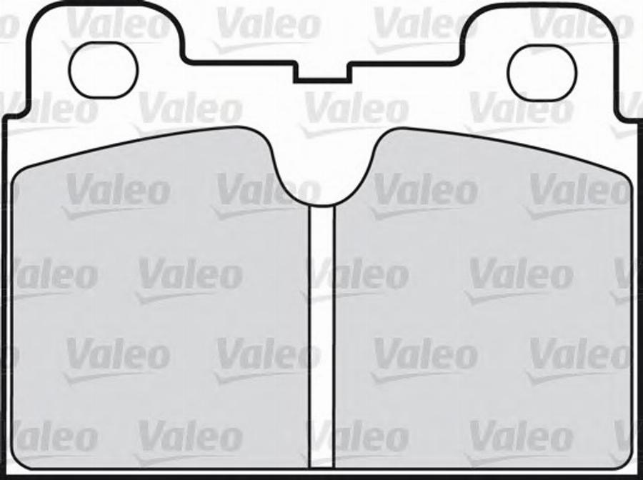 Valeo 540111 - Bremžu uzliku kompl., Disku bremzes www.autospares.lv