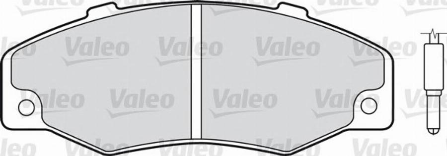 Valeo 540 126 - Bremžu uzliku kompl., Disku bremzes www.autospares.lv