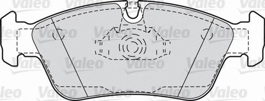 Valeo 540890 - Тормозные колодки, дисковые, комплект www.autospares.lv