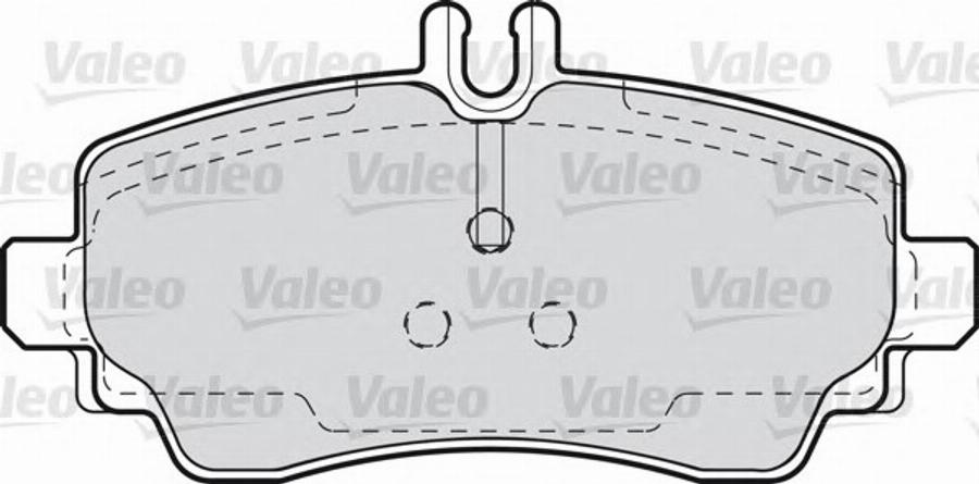 Valeo 540891 - Тормозные колодки, дисковые, комплект www.autospares.lv