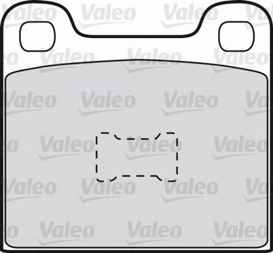 Valeo 540 301 - Brake Pad Set, disc brake www.autospares.lv