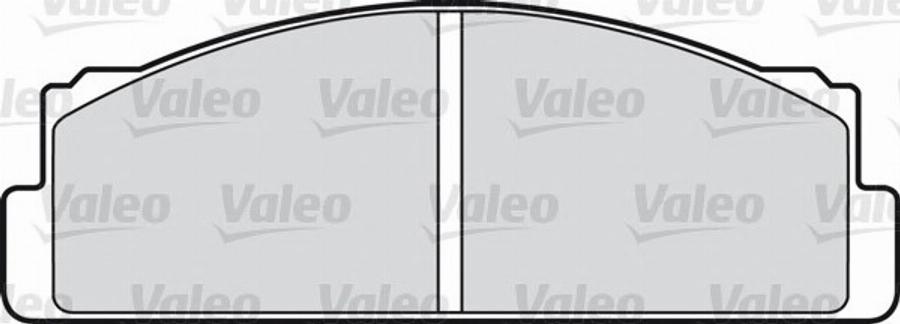 Valeo 540323 - Bremžu uzliku kompl., Disku bremzes www.autospares.lv