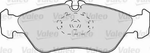 Valeo 540794 - Тормозные колодки, дисковые, комплект www.autospares.lv