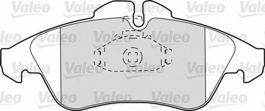 Valeo 540792 - Тормозные колодки, дисковые, комплект www.autospares.lv