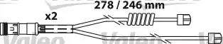 Valeo 541650 - Brake Pad Set, disc brake www.autospares.lv