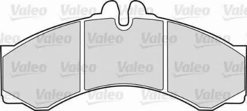 Valeo 541663 - Тормозные колодки, дисковые, комплект www.autospares.lv