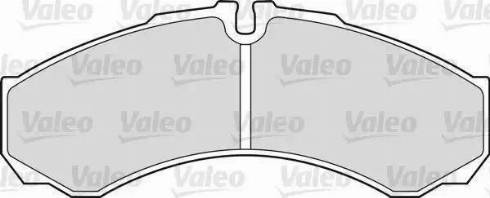 Valeo 541662 - Bremžu uzliku kompl., Disku bremzes www.autospares.lv