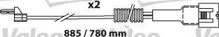 Valeo 541612 - Bremžu uzliku kompl., Disku bremzes www.autospares.lv