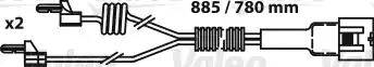 Valeo 541621 - Bremžu uzliku kompl., Disku bremzes autospares.lv