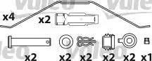 Valeo 541679 - Brake Pad Set, disc brake www.autospares.lv