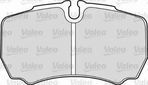 Valeo 541705 - Bremžu uzliku kompl., Disku bremzes www.autospares.lv