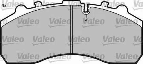 Valeo 548679 - Bremžu uzliku kompl., Disku bremzes www.autospares.lv