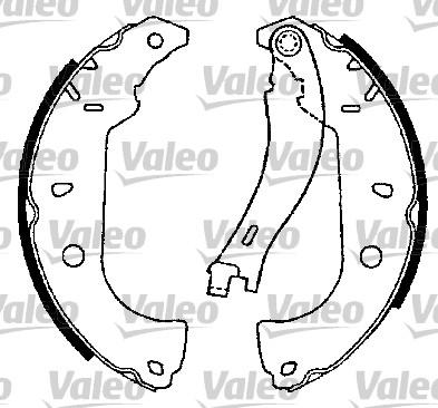 Valeo 554738 - Bremžu loku komplekts autospares.lv