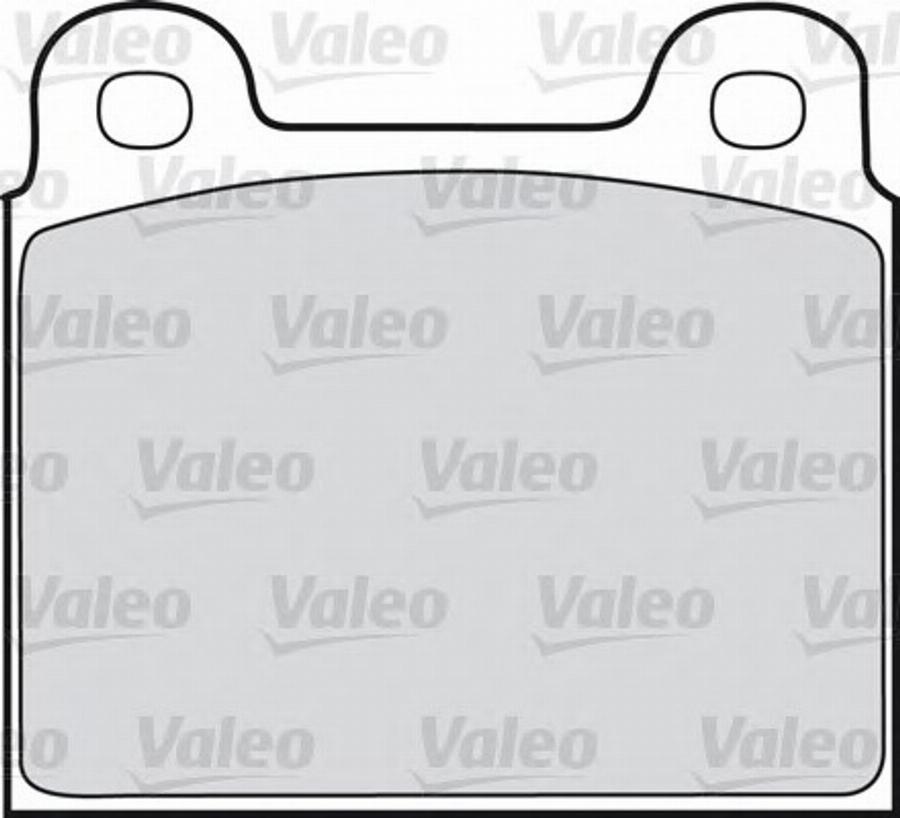 Valeo 551 427 - Bremžu uzliku kompl., Disku bremzes www.autospares.lv