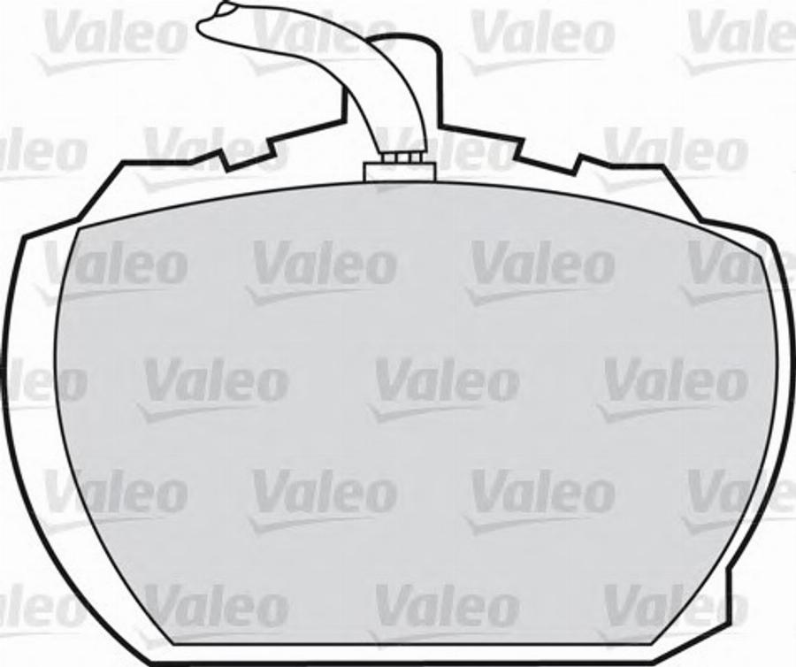 Valeo 551500 - Bremžu uzliku kompl., Disku bremzes www.autospares.lv