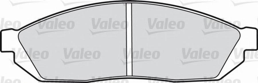 Valeo 551 522 - Brake Pad Set, disc brake www.autospares.lv