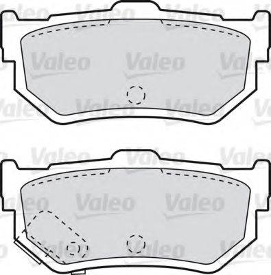 Valeo 551695 - Тормозные колодки, дисковые, комплект www.autospares.lv