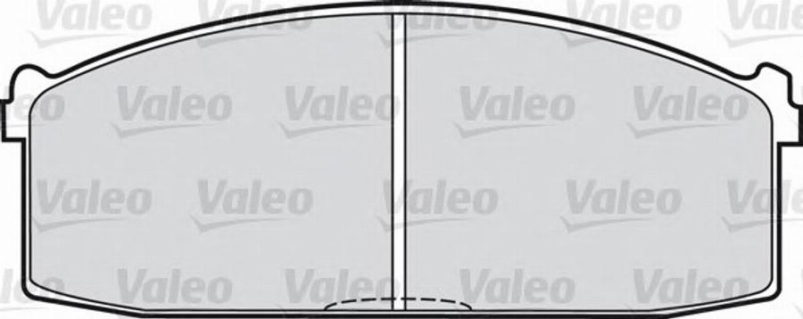 Valeo 551648 - Brake Pad Set, disc brake www.autospares.lv