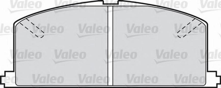 Valeo 551669 - Brake Pad Set, disc brake www.autospares.lv